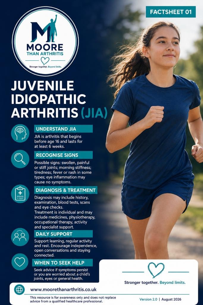 Factsheet 01 — Juvenile Idiopathic Arthritis (JIA)