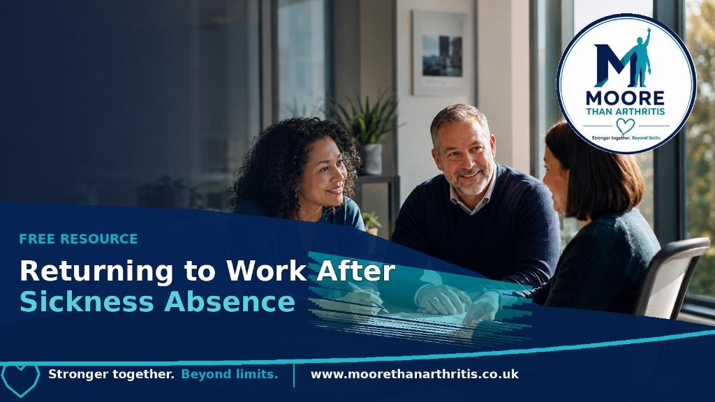 Returning to Work After Sickness Absence — free resource from Moore Than Arthritis